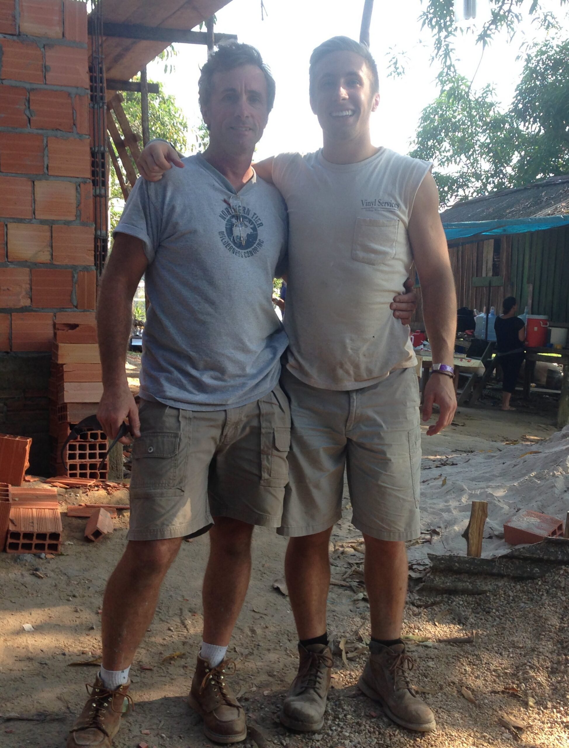 Chandler Bolt in his early construction days