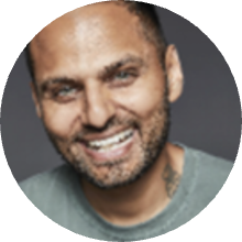 Podcast host headshot