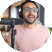 Podcast host headshot