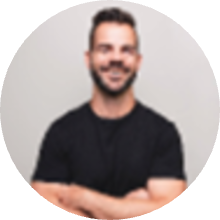 Podcast host headshot