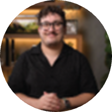 Podcast host headshot